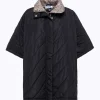 QUILTED NYLON CAPE