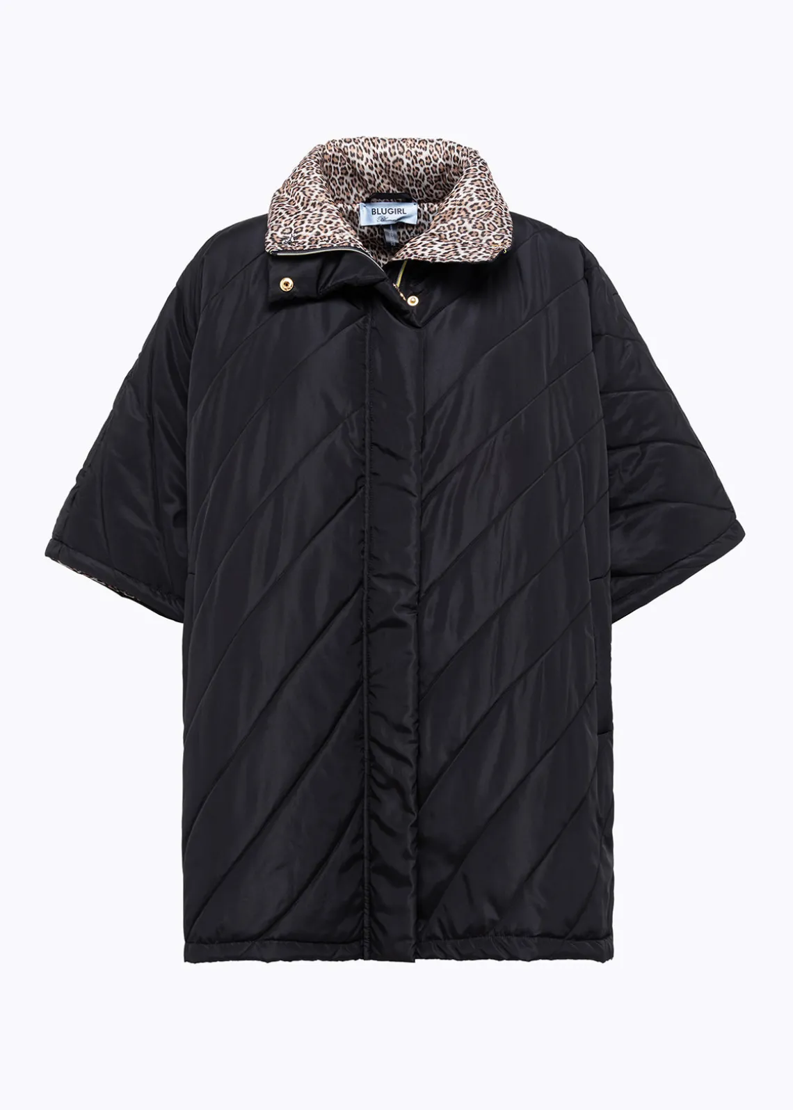 QUILTED NYLON CAPE