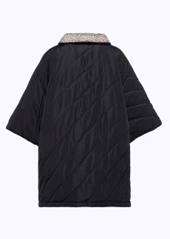 QUILTED NYLON CAPE