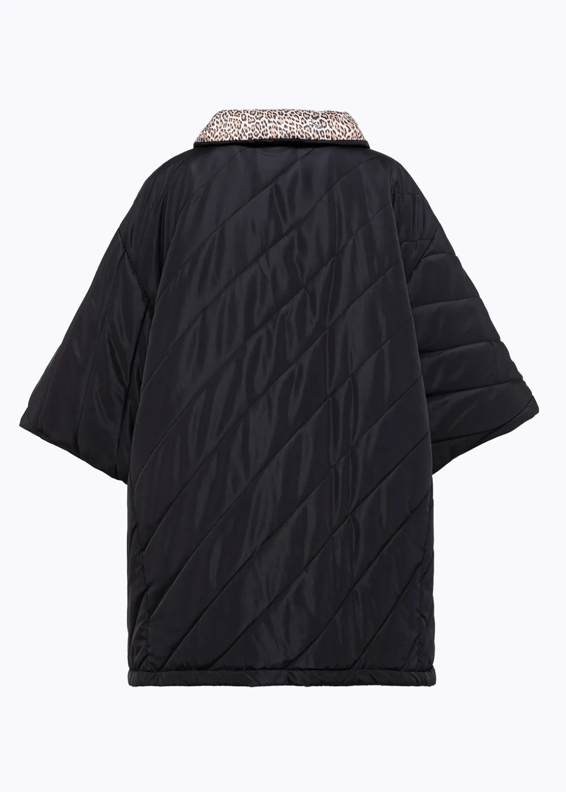 QUILTED NYLON CAPE