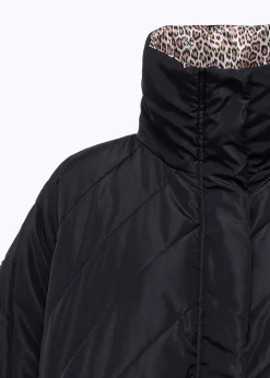 QUILTED NYLON CAPE