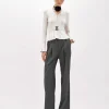 RIBBED CARDIGAN WITH LOGO BELT