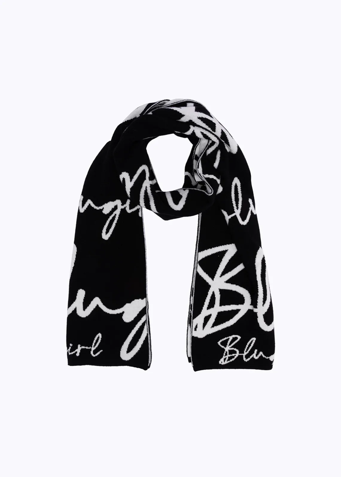 SCARF AND HAT WITH LOGO PRINT