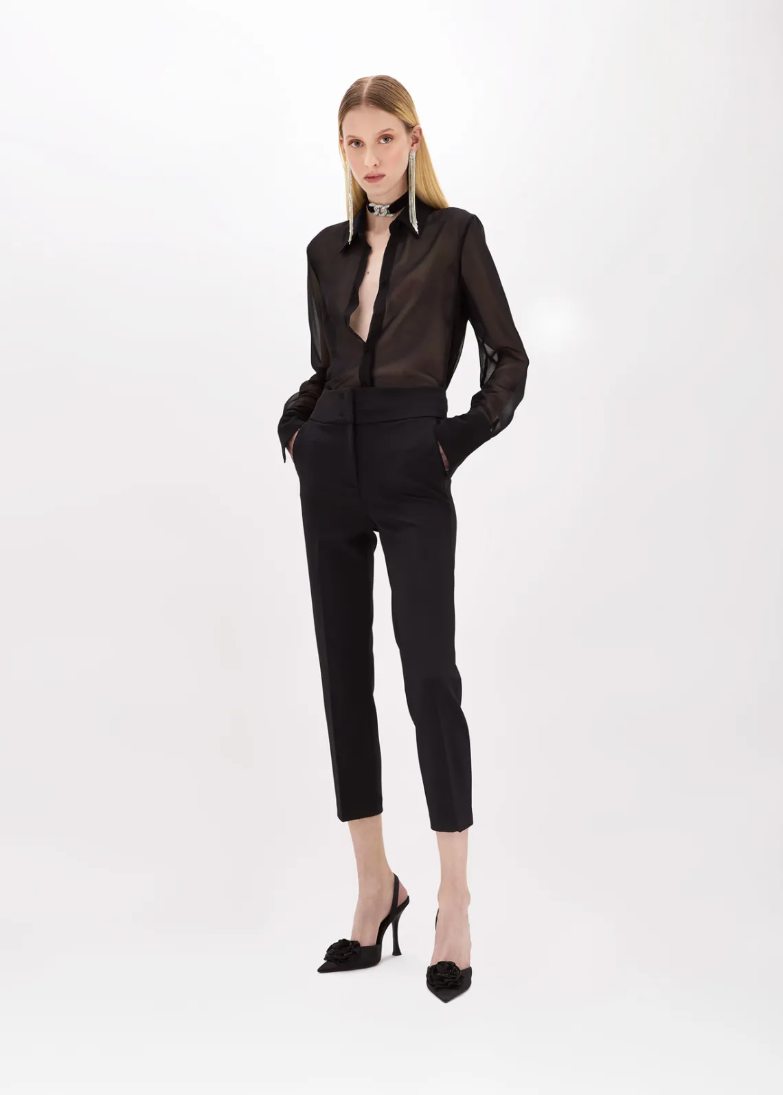 Shirt in georgette