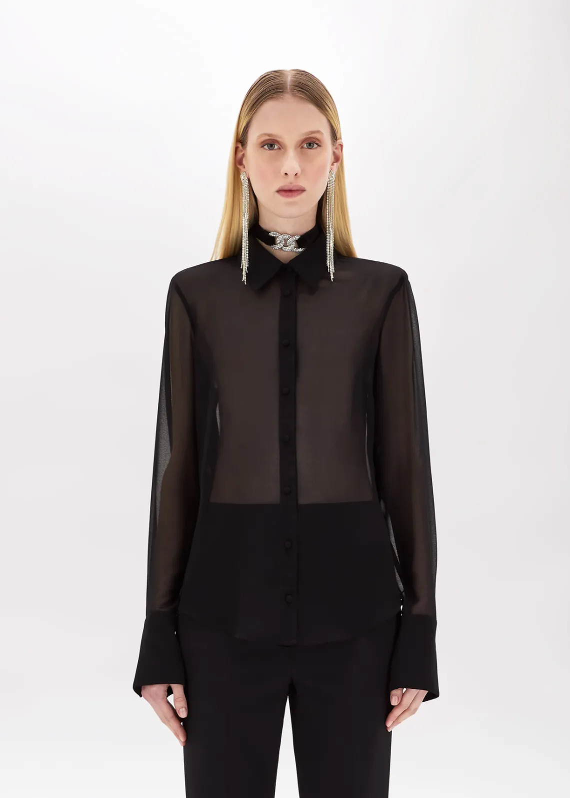 Shirt in georgette