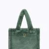 SHOPPER BAG IN FAUX FUR