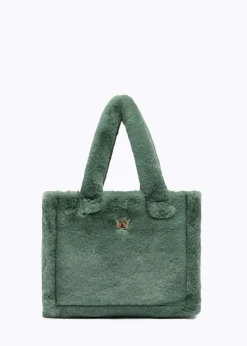 SHOPPER BAG IN FAUX FUR