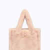 SHOPPER BAG IN FAUX FUR