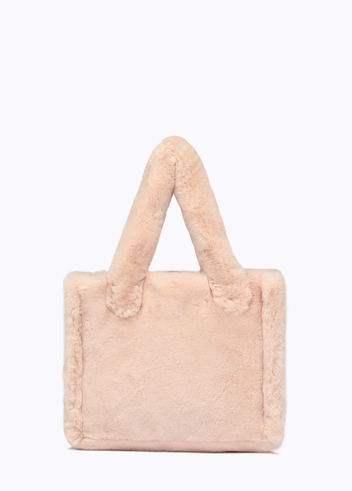 SHOPPER BAG IN FAUX FUR
