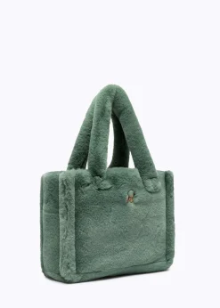 SHOPPER BAG IN FAUX FUR