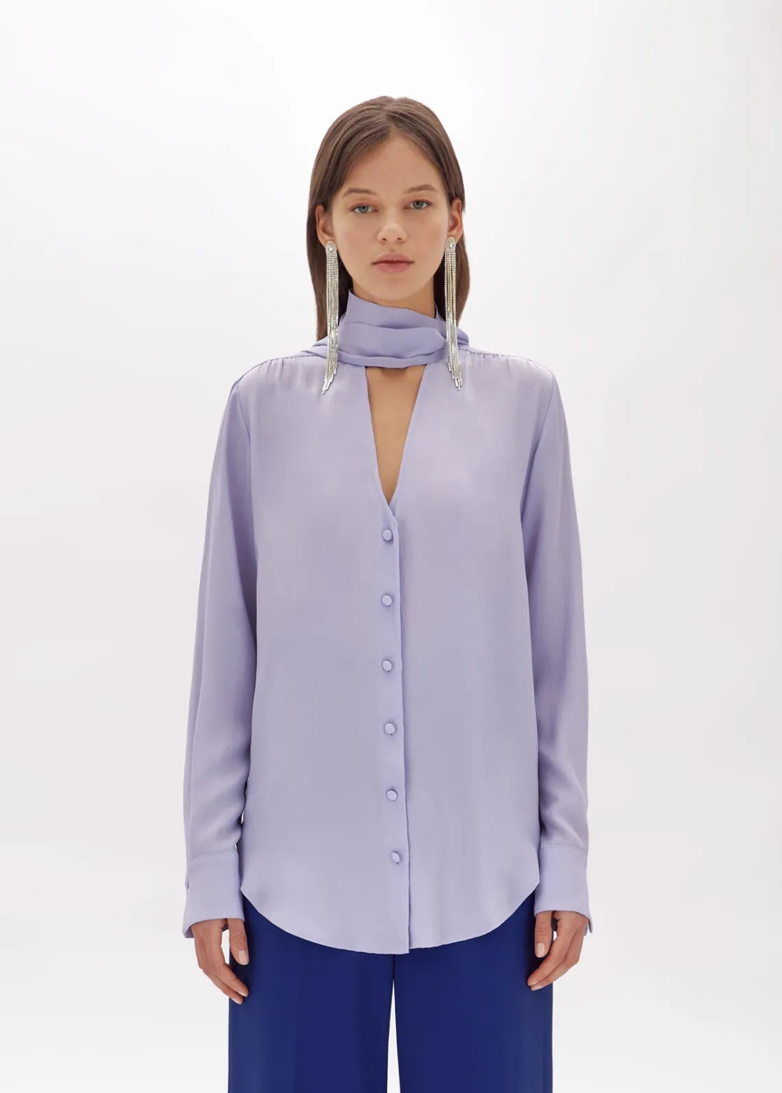 Silk crêpe de Chine shirt