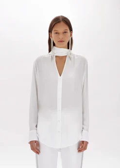 Silk crêpe de Chine shirt