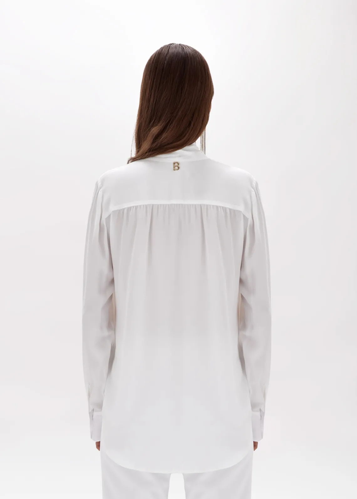 Silk crêpe de Chine shirt