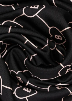 SILK SCARF WITH LOGO