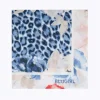 STOLE WITH ANIMAL PRINT AND ROSES
