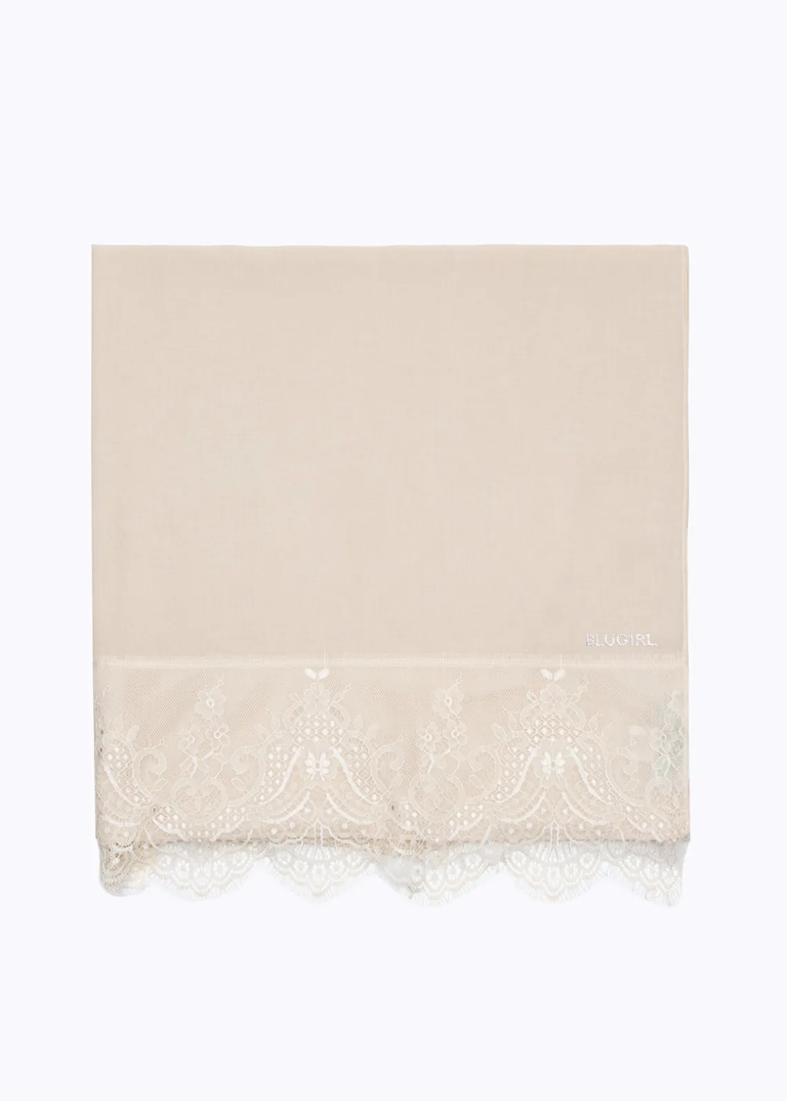 STOLE WITH LACE INSERTS