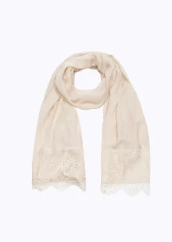 STOLE WITH LACE INSERTS