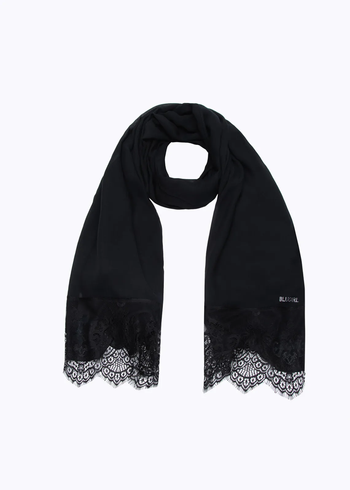STOLE WITH LACE INSERTS