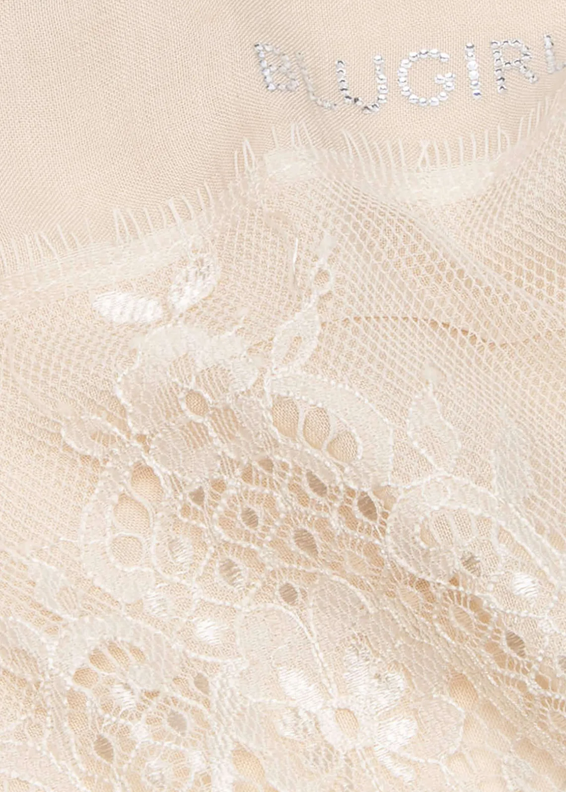 STOLE WITH LACE INSERTS