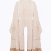 STOLE WITH LAPELS AND POCKETS