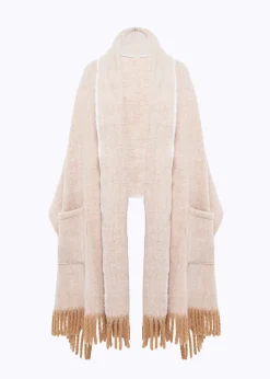 STOLE WITH LAPELS AND POCKETS