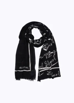 STOLE WITH LOGO AND ROSES