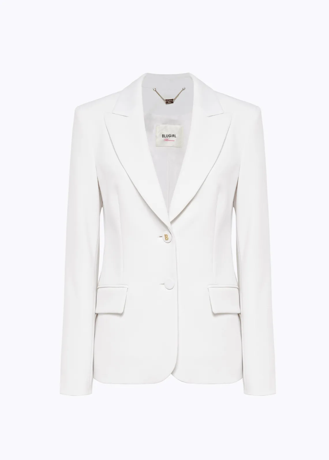 Stretch crêpe blazer jacket