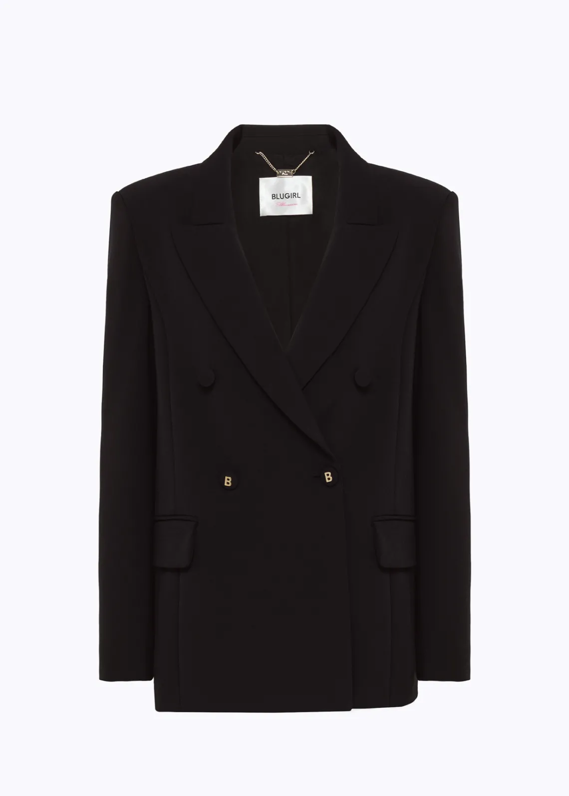 Stretch crêpe oversized jacket