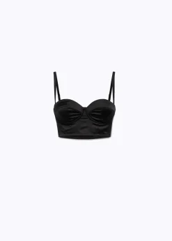 Stretch satin Bralette