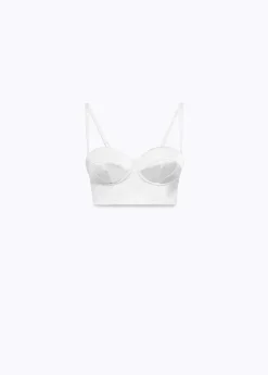 Stretch satin Bralette