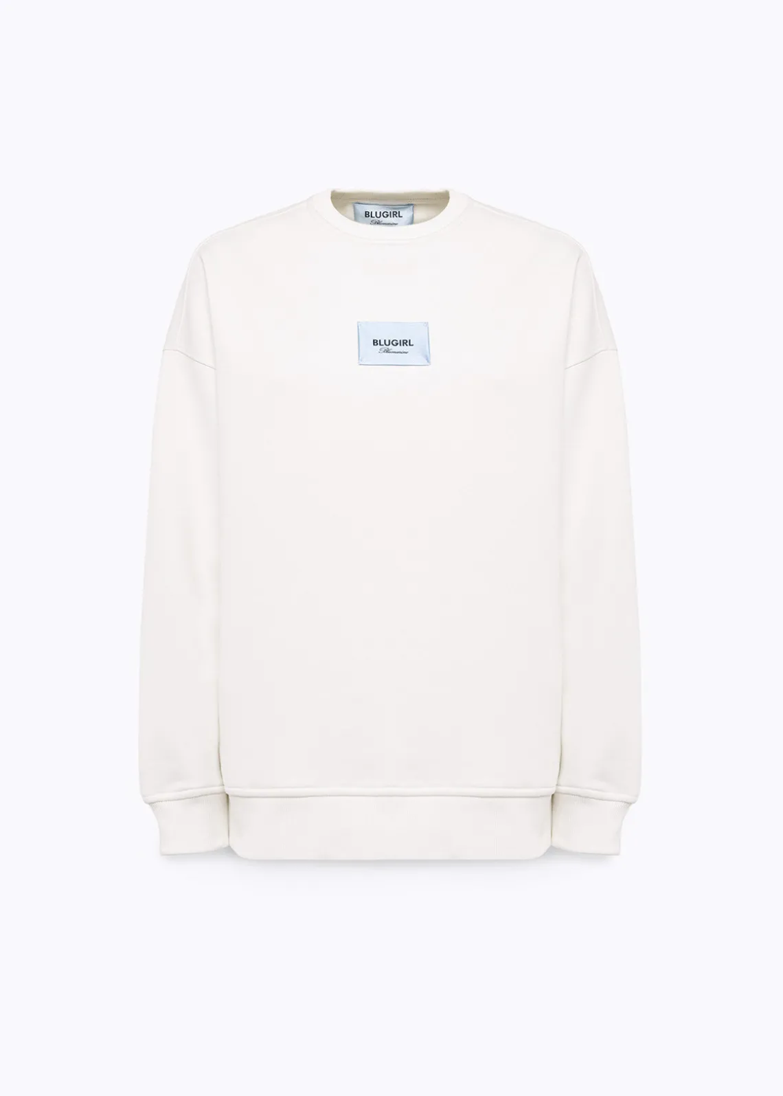 SWEATSHIRT IN STRETCH COTTON WITH LOGO