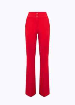TROUSERS IN STRETCH CRÊPE