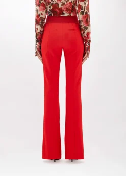 TROUSERS IN STRETCH CRÊPE