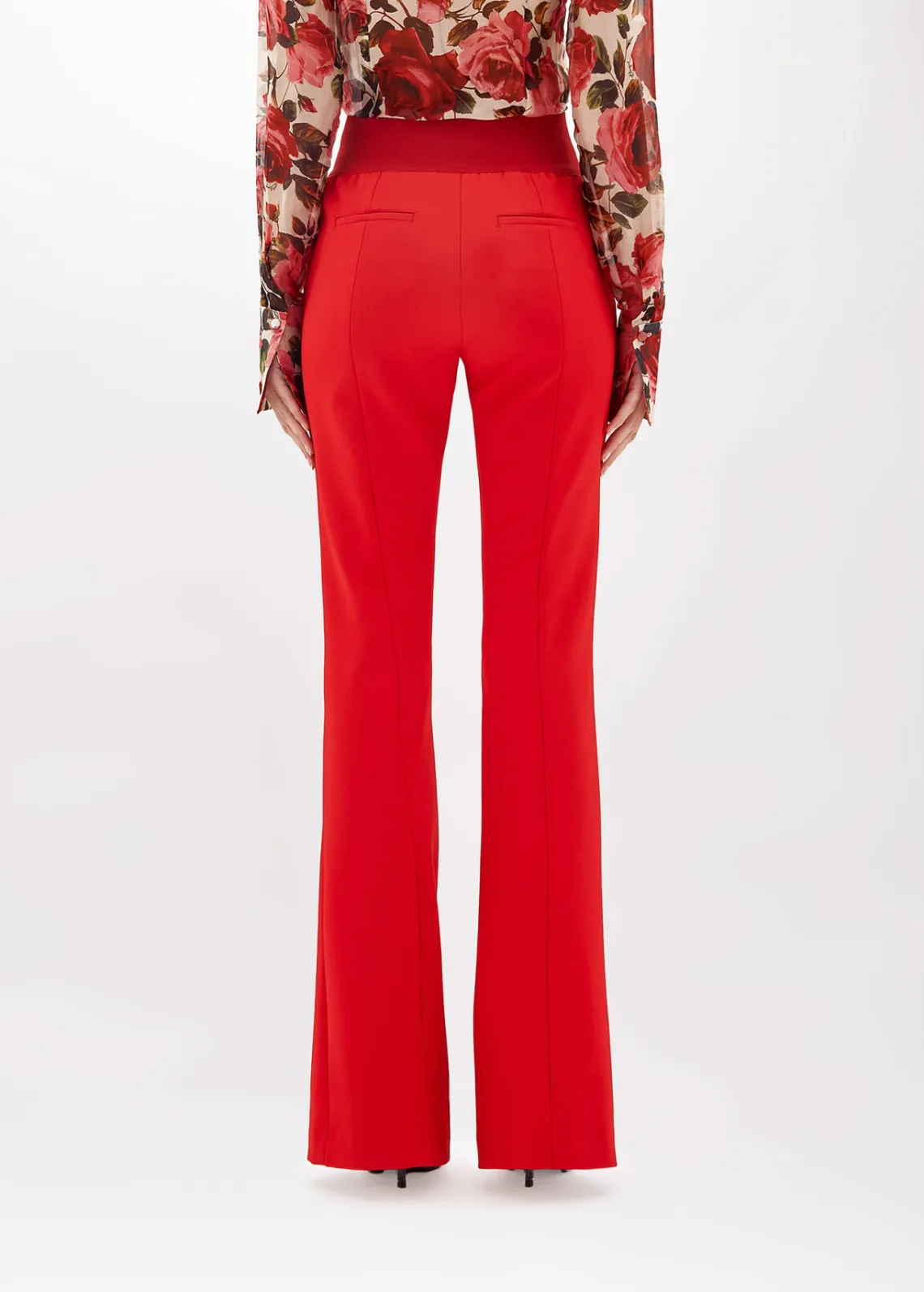 TROUSERS IN STRETCH CRÊPE