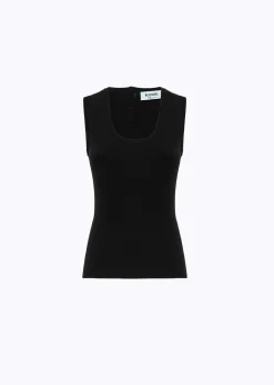 VISCOSE BLEND KNIT TOP