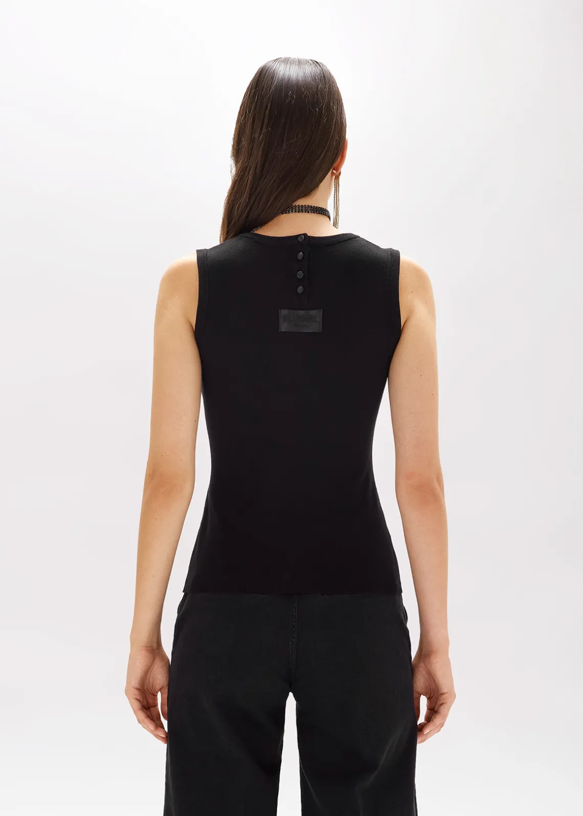 VISCOSE BLEND KNIT TOP