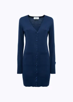 VISCOSE BLEND LONG CARDIGAN