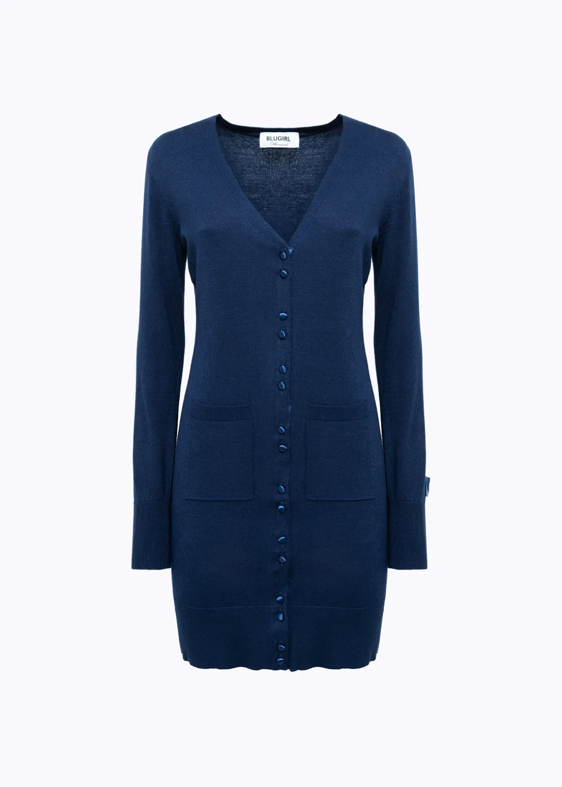 VISCOSE BLEND LONG CARDIGAN