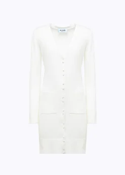 VISCOSE BLEND LONG CARDIGAN