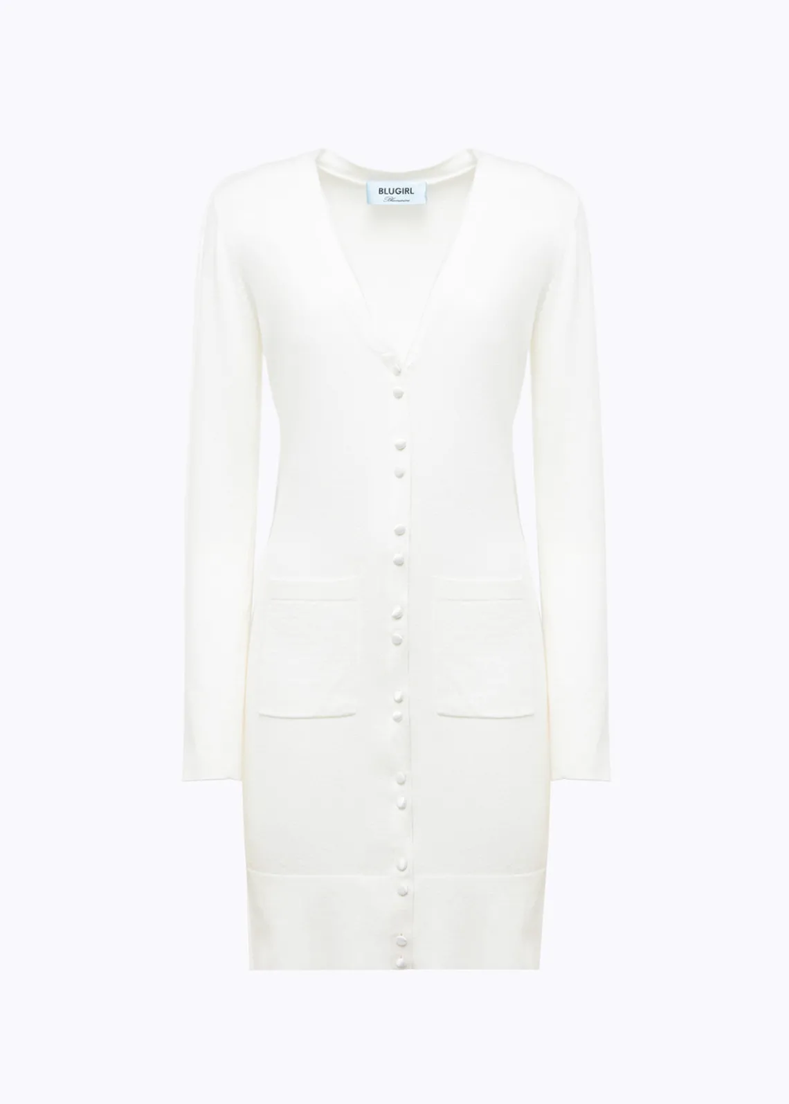 VISCOSE BLEND LONG CARDIGAN