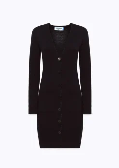 VISCOSE BLEND LONG CARDIGAN