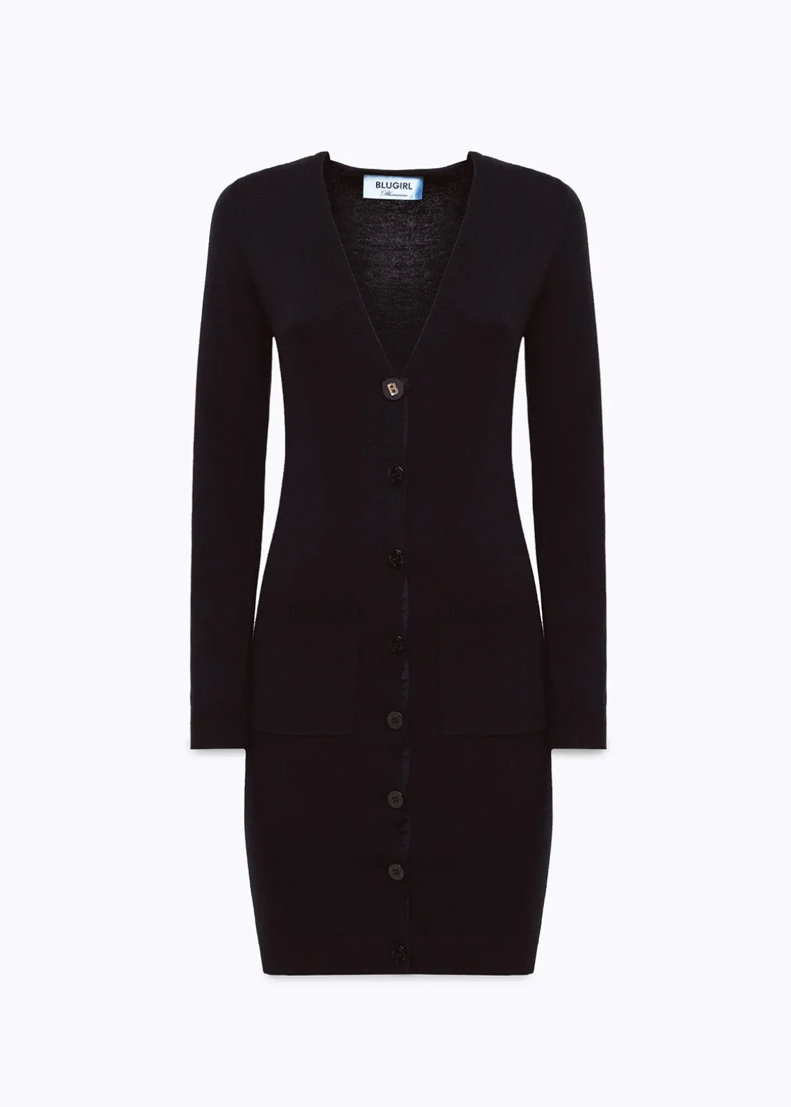 VISCOSE BLEND LONG CARDIGAN