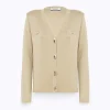 VISCOSE CARDIGAN WITH LUREX DETAILS
