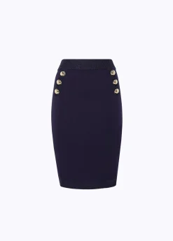 Viscose knit skirt
