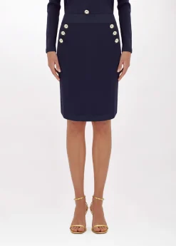 Viscose knit skirt
