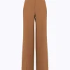 WIDE LEG PANTS IN STRETCH CRÊPE