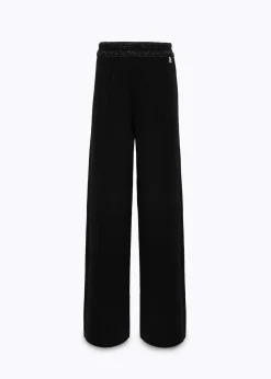 WIDE LEG PANTS IN WOOL BLEND