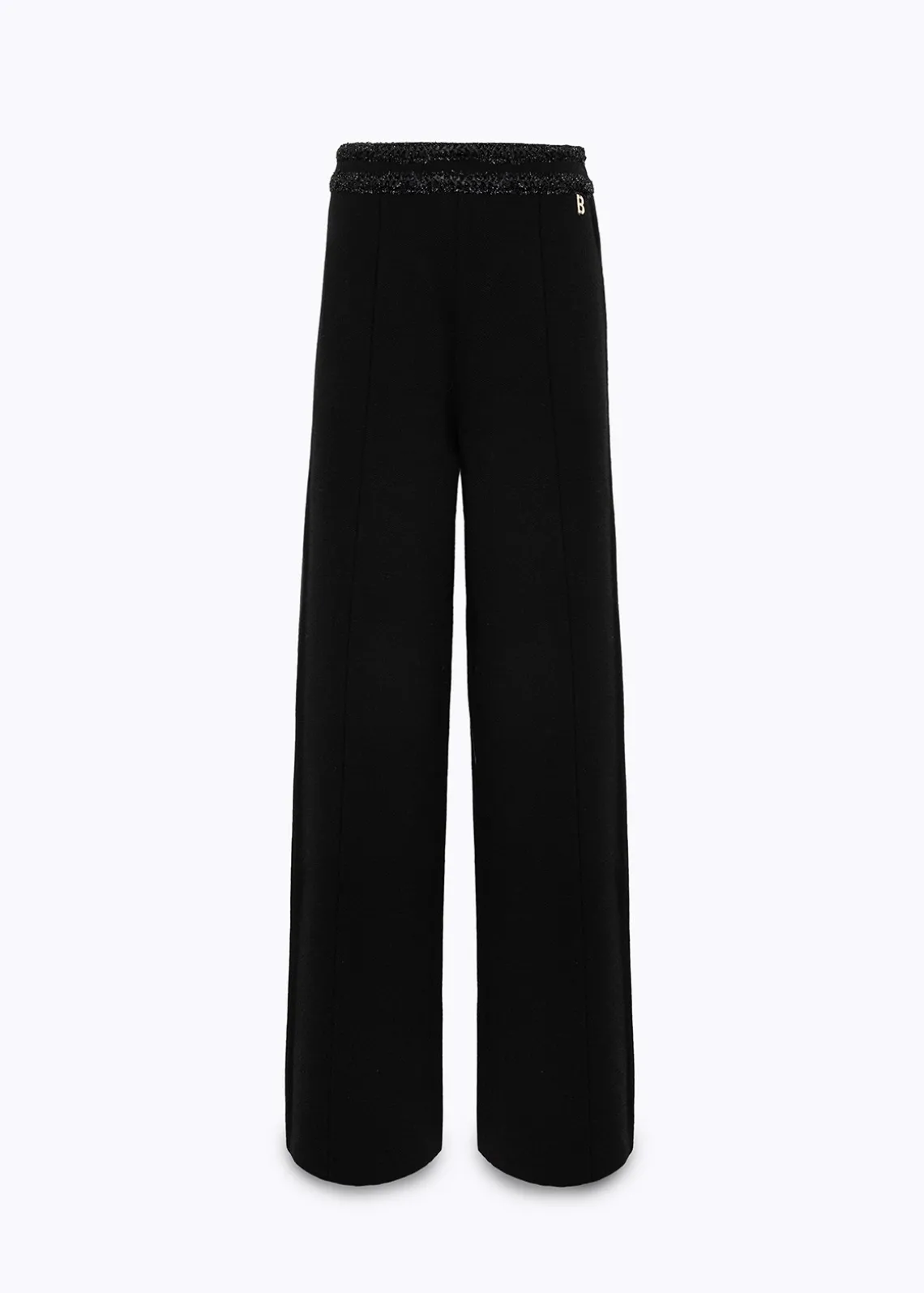 WIDE LEG PANTS IN WOOL BLEND
