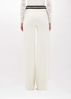 WIDE LEG PANTS IN WOOL BLEND
