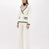 WOOL BLEND JACKET WITH JEWEL BUTTONS